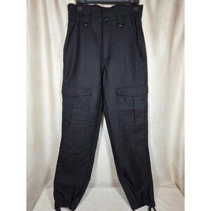 NWOT Banana Republic 100% Wool Cargo Pants Black Sz 0 Drawstring Hem *READ*